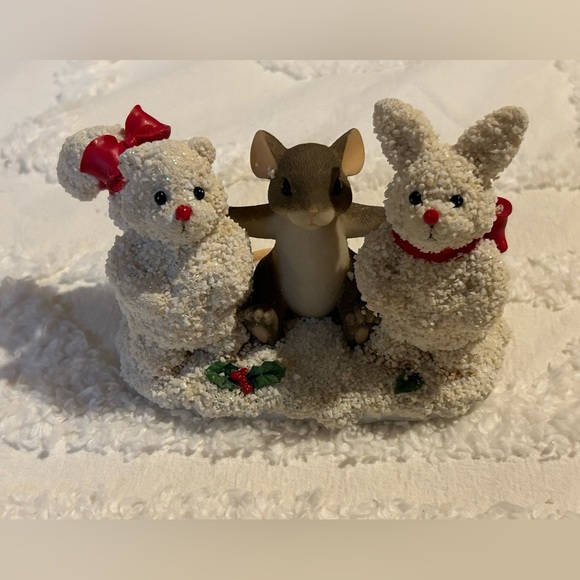 Charming Tails by Fitz and Floyd. “Frosty Friends” figurine - Picture 3 of 4